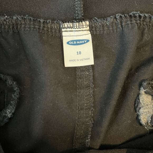 Old Navy Maternity Size 10 Black Full Panel Cotton Shorts - Picture 4 of 5